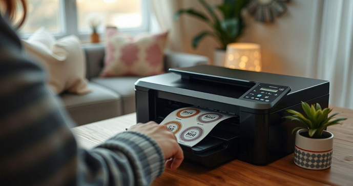 Como Imprimir Etiqueta Redonda Facilmente em Casa Como Imprimir Etiqueta Redonda Facilmente em Casa