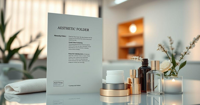 Folders para clínica de estética que atraem clientes e destacam sua marca Folders para clínica de estética que atraem clientes e destacam sua marca